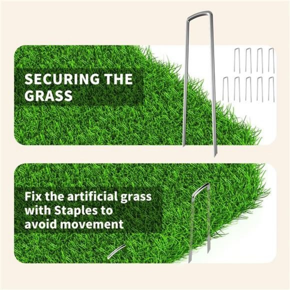 Realistic Artificial Grass Rug, Dog Grass Mat w/ Drainage Holes, 3 Feet x 5 Feet - Picture 6 of 7